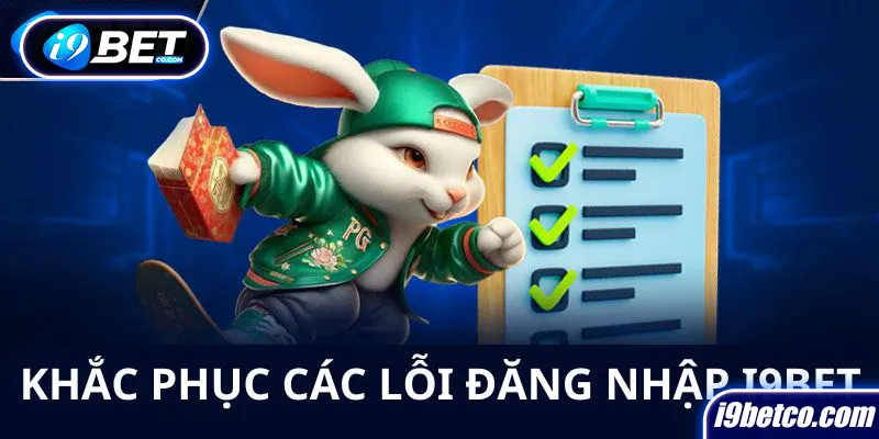 Khắc phục các lỗi đăng nhập i9bet